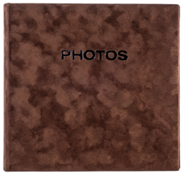 Album na 200 zdjęć 10x15 Photos Decor brązowy zamsz