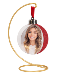 Stojak na bombkę złoty wysokość 26 cm Święta