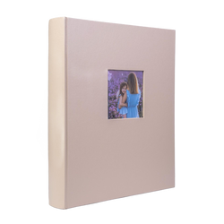 Album tradycyjny 100 czarnych stron Belize Beige z okienkiem