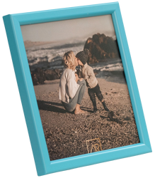 Ramka na zdjęcie, kwadratowa 20x20 turkusowa, Loft