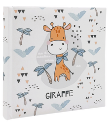 Album kieszeniowy na 200 zdjęć 10x15 dziecięcy z żyrafą