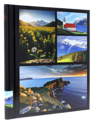 Album samoprzylepny 60 stron czarny z widokami