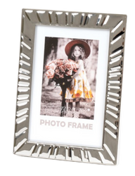 Ramka na zdjęcie 13x18 Fancy srebrna szeroka rama