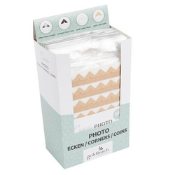 Foto rożki do zdjęć 252 szt. ozdobne beżowe