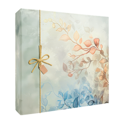 Album na segregatorze 600 zdjęć 10x15 Flora niebieskie kwiaty