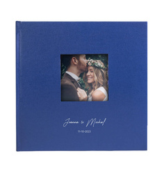Album Belize Blue na 200 zdjęć 10x15 z okienkiem na okładce, personalizacja Ślub