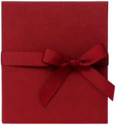 Album jamnik 12 zdjęć 13x18 Linen czerwony czarne karty