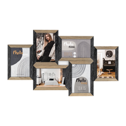 Ramka galeria na 6 zdjęć 10x15 czarno-brązowa ZEP