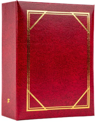 Album kieszeniowy 100 zdjęć 10x15 Vinyl bordowy