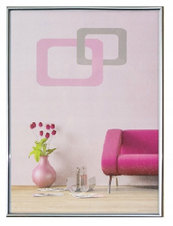 Ramka na zdjęcie 13x18 srebrna z tworzywa