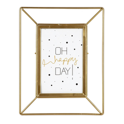 Ramka na zdjęcie 13x18 Industrial złota