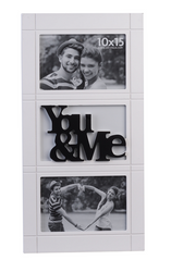 Ramka na zdjęcia 2x 10x15 biała