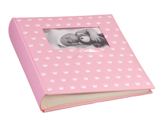 Album dziecięcy na zdjęcia wklejane 40 stron różowy