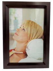 Ramka na zdjęcie 10x15 brązowe tworzywo, Elegant
