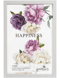 Ramka na zdjęcie 20x30 Verona biała struktura drewna