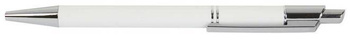 Długopis Tiko Biały, Metalowy, 0.7 mm