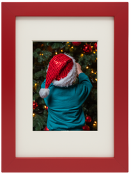 Ramka drewniana Passe-partout 20x30 13x18 Czerwona