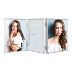 Ramka metalowa na 3 zdjęcia 10x15 Silvia