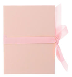 Album jamnik na 12 zdjęć 13x18 Linen pudrowy róż
