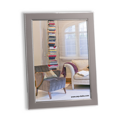 Ramka metalowa na zdjęcie 15x20 ciemnosrebrna