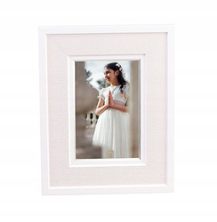 VELVET 40X50 Ramka -38 White