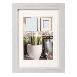 Ramka 13x18 z passepartout 9x13 jasnoszara