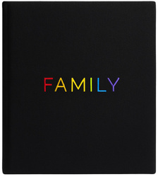 Album tradycyjny na 100 czarnych stron ART Family czarny