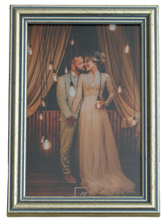 Ramka na zdjęcie 10x15 Duo Silver Classic frez