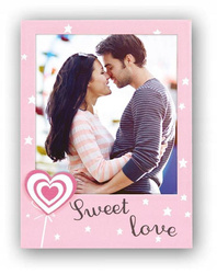 Mała ramka 9 x 10,5 dla zakochanych Walentynki