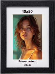 Ramka na zdjęcie 40x50 Sopot czarny