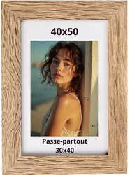 Ramka na zdjęcie 40x50 Sopot naturalny