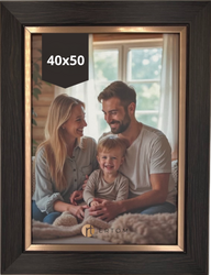 Ramka na zdjęcie 40x50 Gloria brązowa nowoczesna
