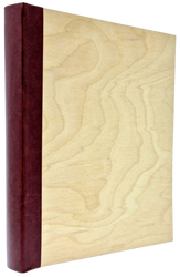 Album tradycyjny 40 czarnych stron drewniany brązowy