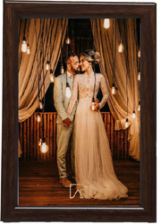 Ramka na zdjęcie 15x21 brązowa klasyczna