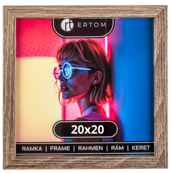 Ramka na zdjęcie 20x20 drewniana ALPINA dąb antyczny