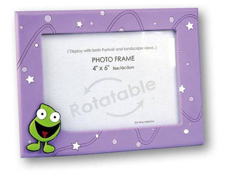 Ramka na zdjęcie 10x15 dziecięca fioletowa