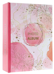 Album kieszeniowy 100 zdjęć 10x15 nowoczesny różowy