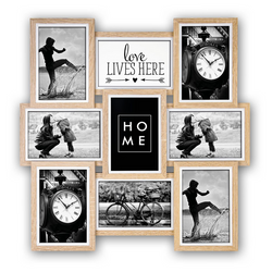 Galeria drewniana 9 zdjęć 10x15 ZEP Italia