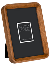 Ramka na zdjęcie 10x15 drewniana brązowa nowoczesna