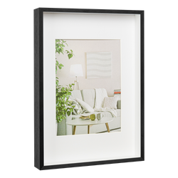 Ramka 3D na zdjęcie 30x40 z passe-partout 20x28 Alu-Box czarna