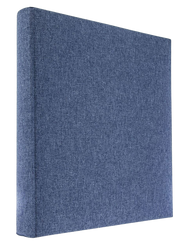 Album tradycyjny 60 czarnych stron Linen niebieski