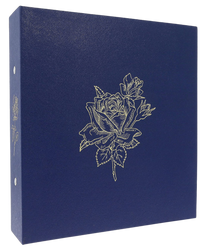 Album nitowany na 800 zdjęć 10x15 ART niebieski Złoty Kwiat