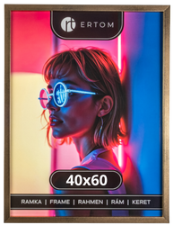 Ramka na zdjęcie 40x60 drewniana ALPINA stare złoto