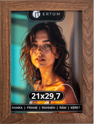 Ramka na zdjęcie 21x29,7 A4 brązowa klasyczna Vienna