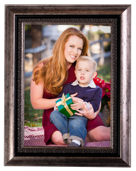 Ramka na zdjęcie 10x15 szara silver szeroka rama Natali