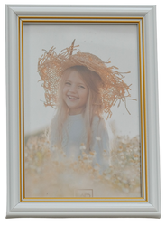 Ramka na zdjęcie 21x29,7 A4 White&Gold Duo Classic