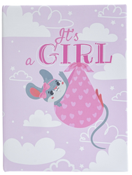Album kieszeniowy 100 zdjęć 10x15 różowy It's a girl