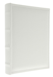 Album kieszeniowy White 100 zdjęć 15x21 ekoskóra