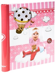 Album pod folię 40 stron różowy Samolocik Pink