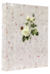 Album kieszeniowy na 200 zdjęć 10x15 biały kwiat